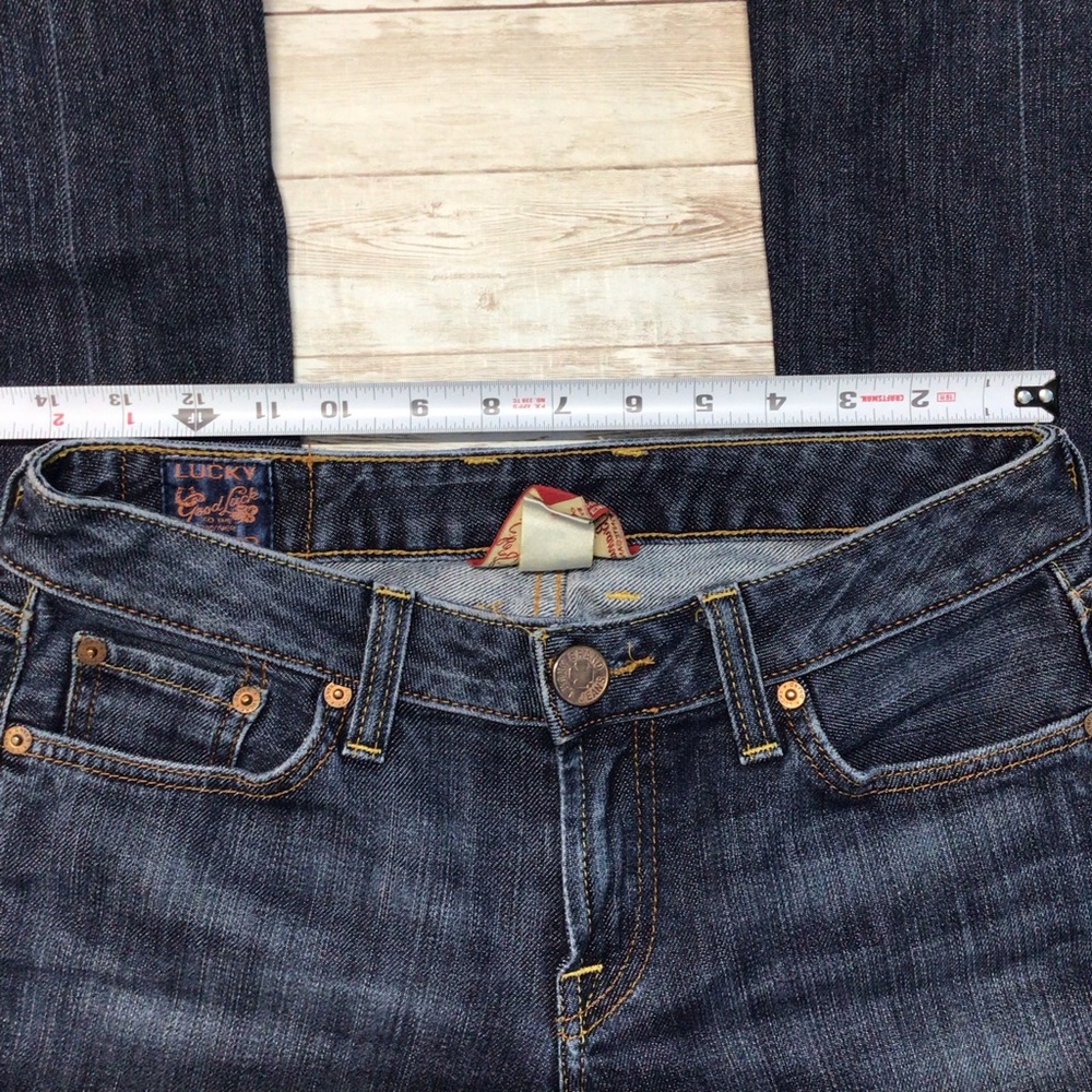 Lucky Brand Women's Boot Cut Jeans - Dark Blue - Picture 7 of 8